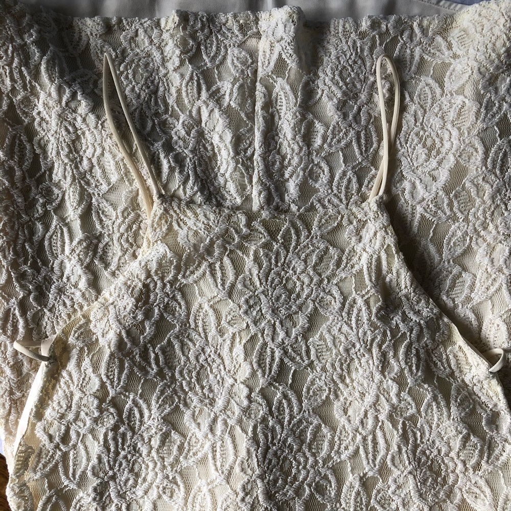 Urban Outfitters Lace Sheath Dress with Side Slits - Picture 7 of 8